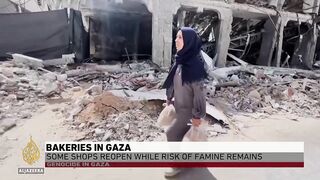 Bakeries in Gaza_ Some shops reopen while risk of famine remains.