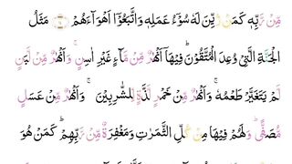 Surah Muhammad telawat part 4