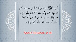 Sahih Bukhari # 10