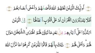 Surah Muhammad telawat part 8