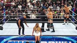 LA Knight vs Angel W Legado Del Fantasma - WWE Smackdown