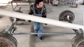 Making an amphibious vehicle for fishing, gaming and camping