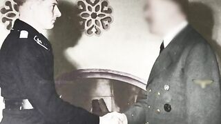 НАГРАЖДАВАНЕТО НА НЕМСКИЯ ЛЕТЕЦ МИХАЕЛ ВАТМАН -0202 1944Г