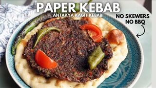 Turkish Paper Kebabs - Juicy Oven Baked Beef Kebabs, Antaky Kagit kebabi