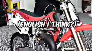 KAI CENAT CRASHES DIRTBIKE LIVE!
