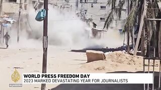 Israel is responsible for three-quarters of all journalist deaths globally in 2023