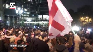 Thousands in Tbilisi, Georgia demand withdrawal of bill dubbed the 'Russian law' by critics