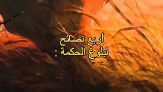 أربع نصائح لبلوغ الحكمه