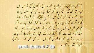 Sahih Bukhari # 29