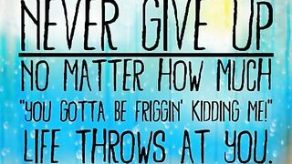 Never giveup