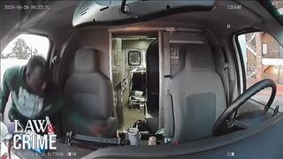 Man steal ambulance while medics respond to home