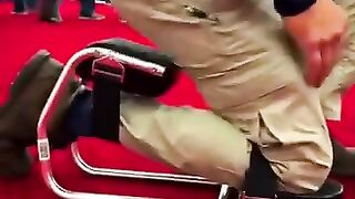 Knee seat for knee and ankle protection and support