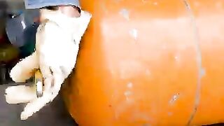 قنينة غاز أصبحت أدوات للطهي