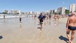BALNEARIO Beach A Beautiful Day Brazil. Best video