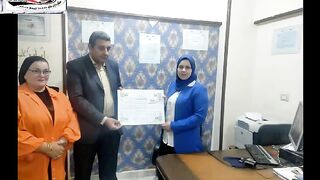 حفل تكريم الدكتورة ايمان عمارة اخصائية التحاليل الطبية