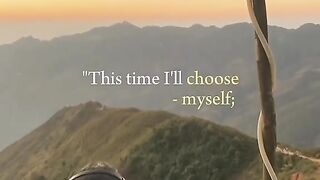 You will choose yourself