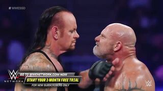 New Goldberg drops The Undertaker with two brutal Spears_ WWE ,2024