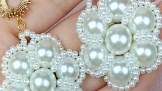 Diy pearl earrings #how-to make pearl earrings
