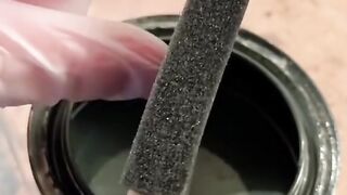 Satisfying wood painting