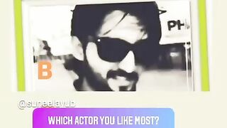 Which actor you like most?