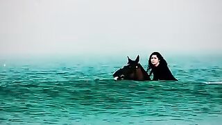 This girl threw the curd into the sea to see if it would sink or survive