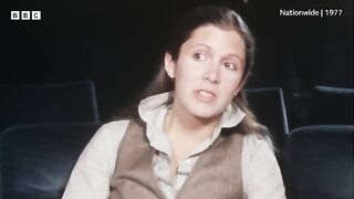 Carrie Fisher on why Star Wars was 'low-budget' | BBC News