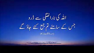 Allah ki Narazgi se daro jis ke saamne tum Jama kiye jaaoge