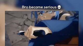 Bro became serious