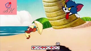 Tom and jerry in the beach