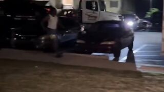 His car got repo and also his legs go tow up