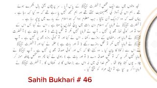 Sahih Bukhari # 46