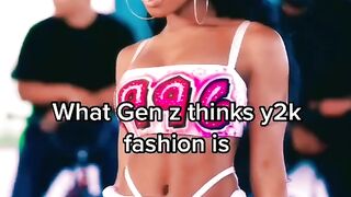 What Gen Z thinks y2k fashion is #shorts