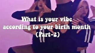 What is your vibe according to your birth month (part_2) #aesthetic #fypシ #shorts #blackpink