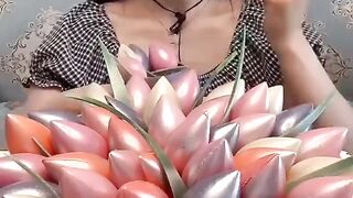 ASMAR HEALTHY CAKE EATING #video