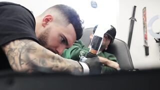 Getting a Tattoo that Changes Halfway Twin Prank!