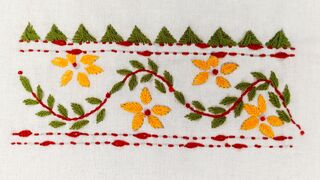 New Border Embroidery Stitch