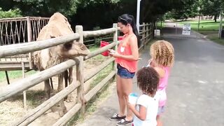 funny kids  the animal attack our the kids