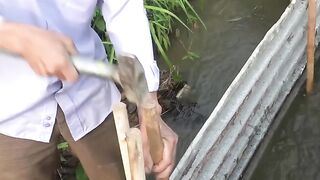 Building a mini hydroelectric dam