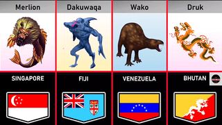 Mythical Creature from different Countries in the world