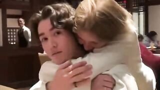 she traveled to suprise her long diistance boy friend