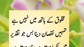 محلوق کے ہاتھ میں نہیں ہے