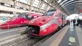 London to Italy by Train in Winter (Bernina pass)