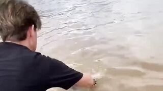 This Little Monkey Rescued from a river!!!