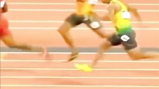 Jamaican team was flying with Usain Bolt