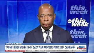 'We cannot take this lightly’: Eric Adams on campus protests