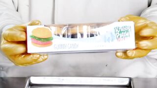 Freeze Drying The KRABBY Patty SECRET FORMULA! ???? #asmr #freezedried #candy #sponegbob #satisfying