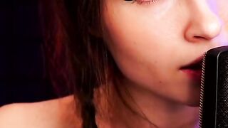 ASMR mouth and sound blowing