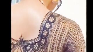 Back neck mehndi design