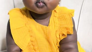 Baby falls over from laughing (Adorable!)????#short video #viral video#febpost viral video