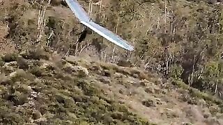 See how this boy is landing the plane